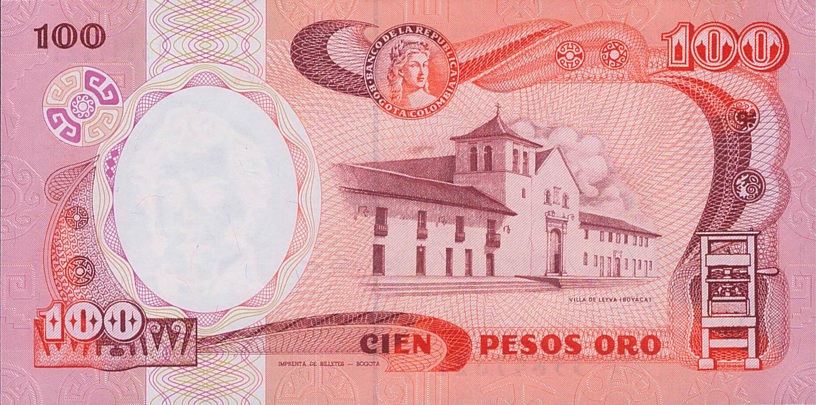 Colombia 100 1988 UNC P-426/c